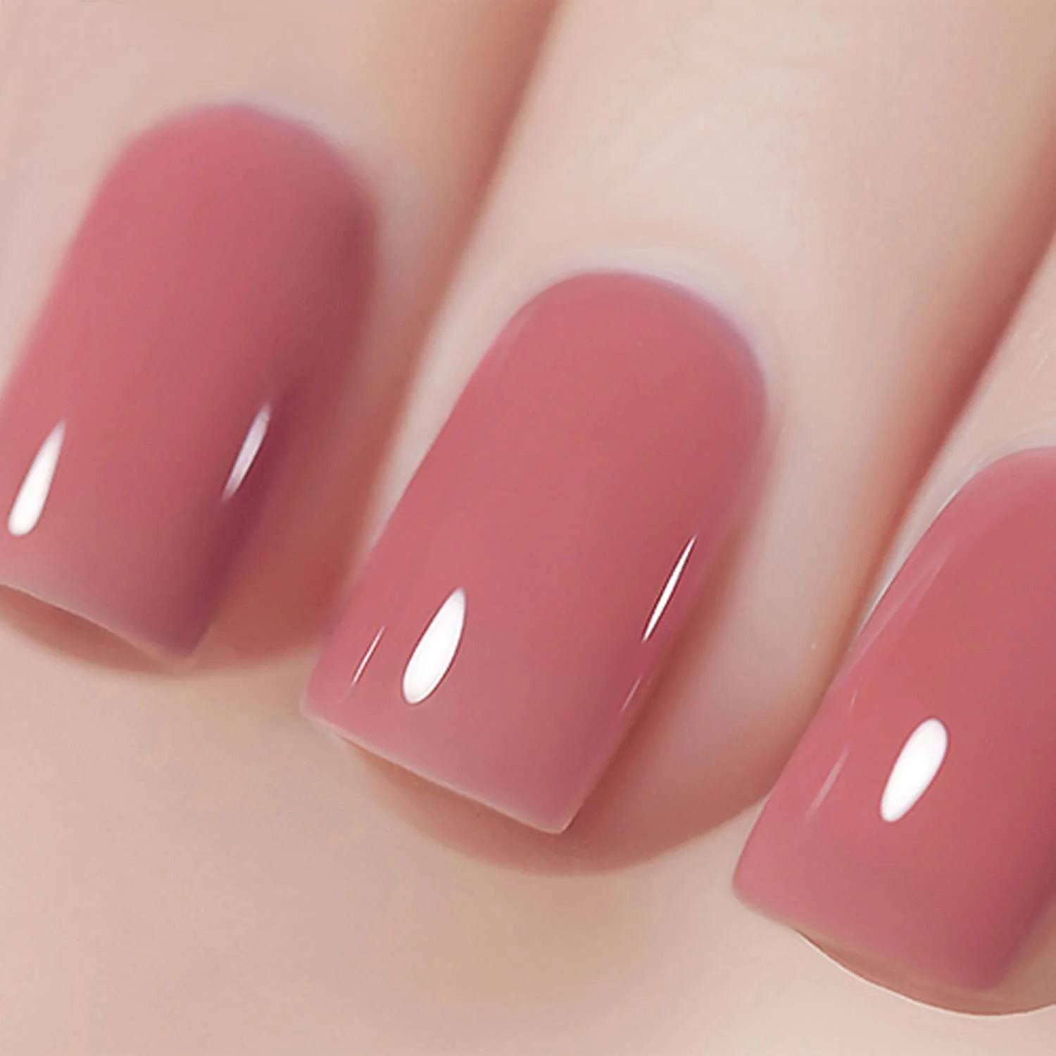 Гель-лак Vishine Набор из 12 шт. Прозрачный, Пастельный Молочно-розовый, Полуперманентный, Натуральный Молочно-белый, Желейный Кристалл, 8 мл, фото №7