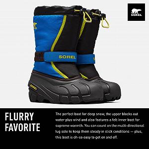 Чоботи Sorel Flurry дитячі synthetic.ua - Фото 1