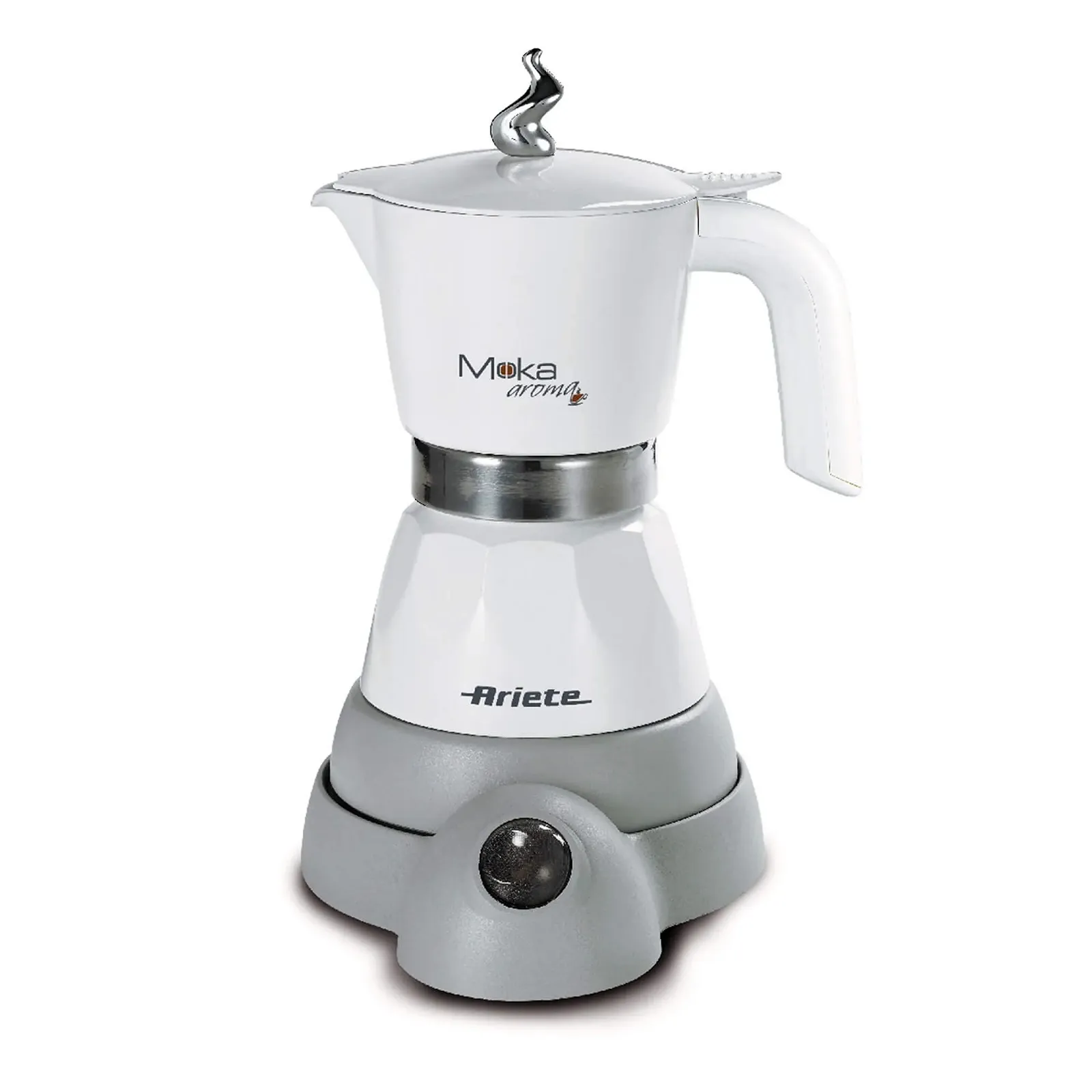 Гейзерная электрокофеварка Ariete Moka Aroma 480 Вт Белый, фото №1