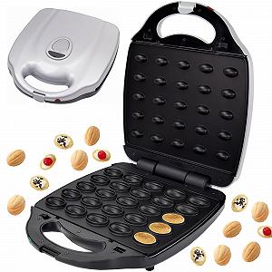 Вафельница Syntrox Germany Chef Maker XXL 2000 Ватт для орешков - Орешница для 25 орешков Chef Maker со съемными и моющимися в посудомоечной машине пластинами - Фото 1