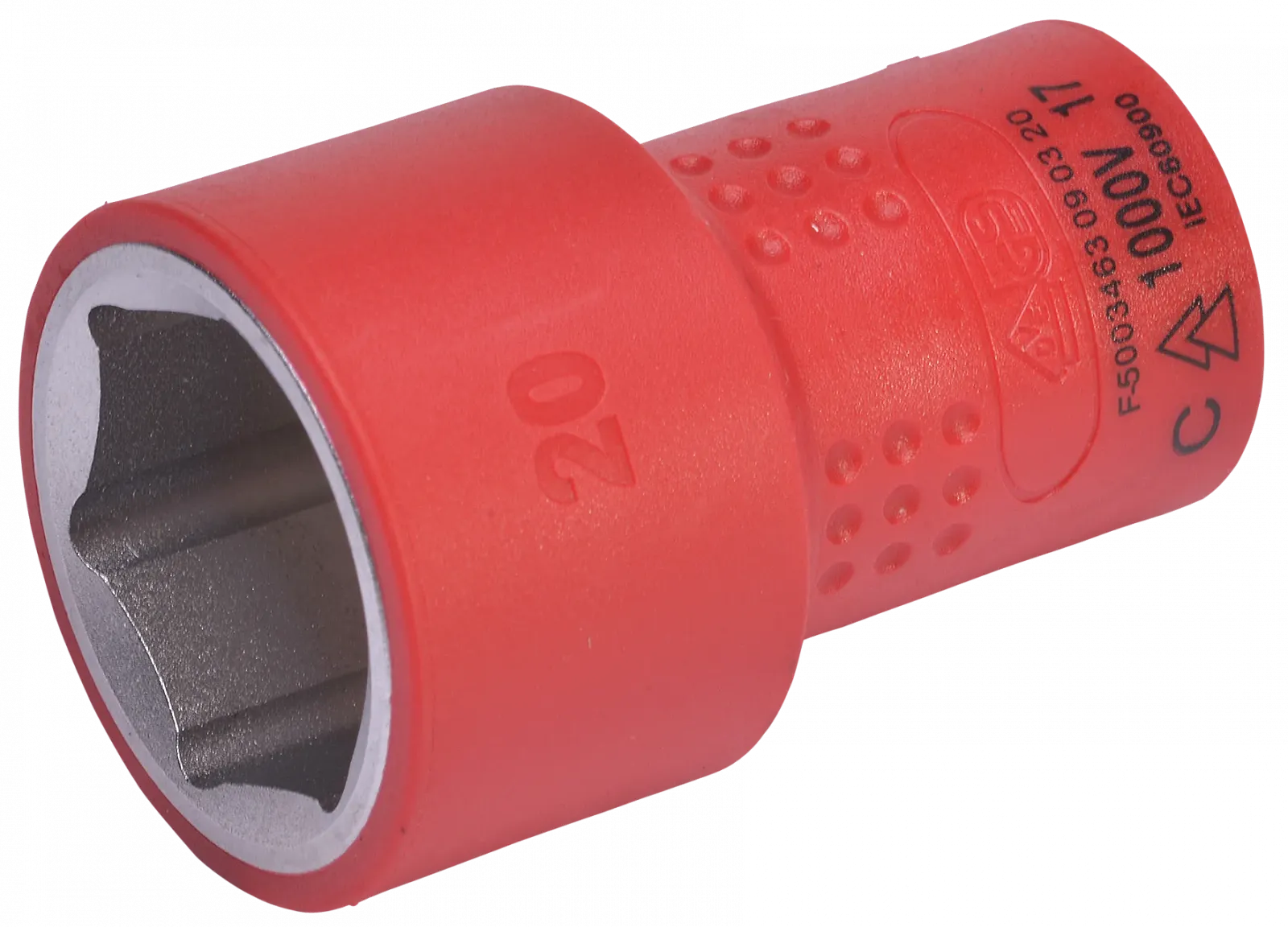 Торцева головка SW-STAHL 05520L-20 3/8 20 мм VDE, фото №1