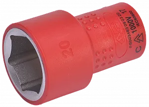 Торцевая головка SW-STAHL 05520L-20 3/8 20 мм VDE - Фото 1