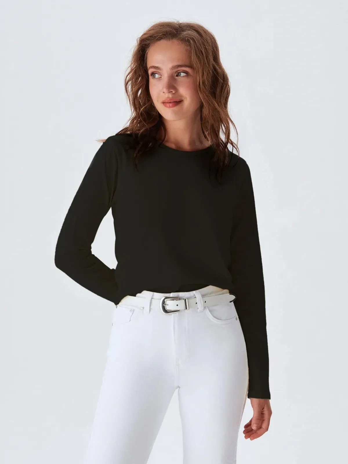 Рубашка с длинным рукавом LTB Jeans Getomo Slim - Черный Размер XS, фото №3