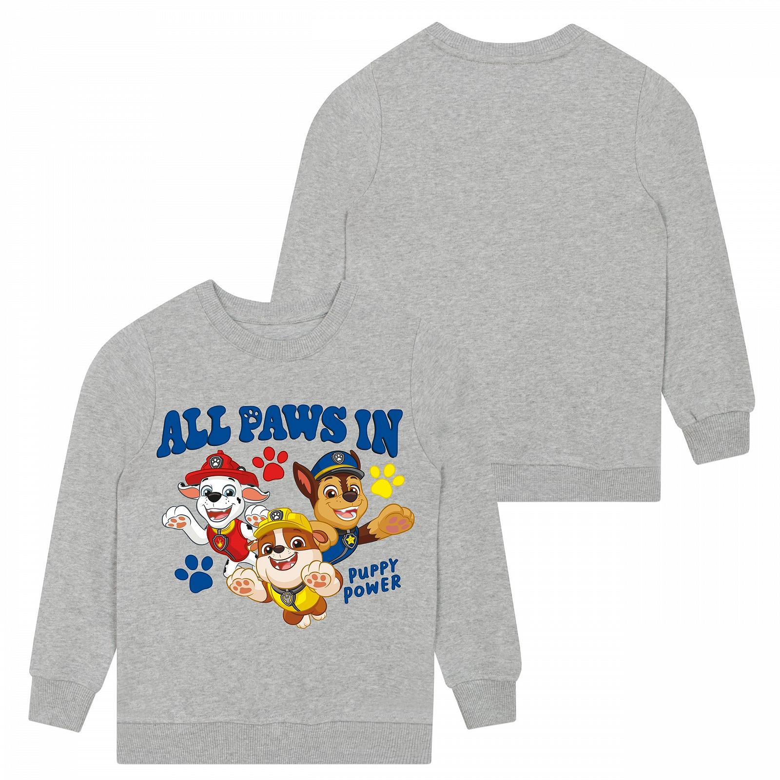 Свитшот PAW PATROL Rubble, Marshall и Chase для мальчиков Хлопковая детская одежда, фото №6