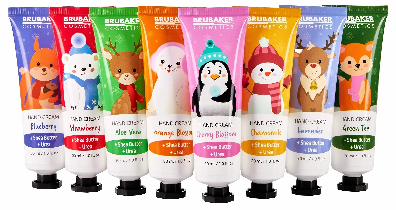 Крем для рук Brubaker Cosmetics Winter Wonder набір, 8 штук зволожуючих кремів для сухої шкіри рук, фото №2 Крем для рук Brubaker Cosmetics Winter Wonder набір, 8 штук зволожуючих кремів для сухої шкіри рук, фото №2