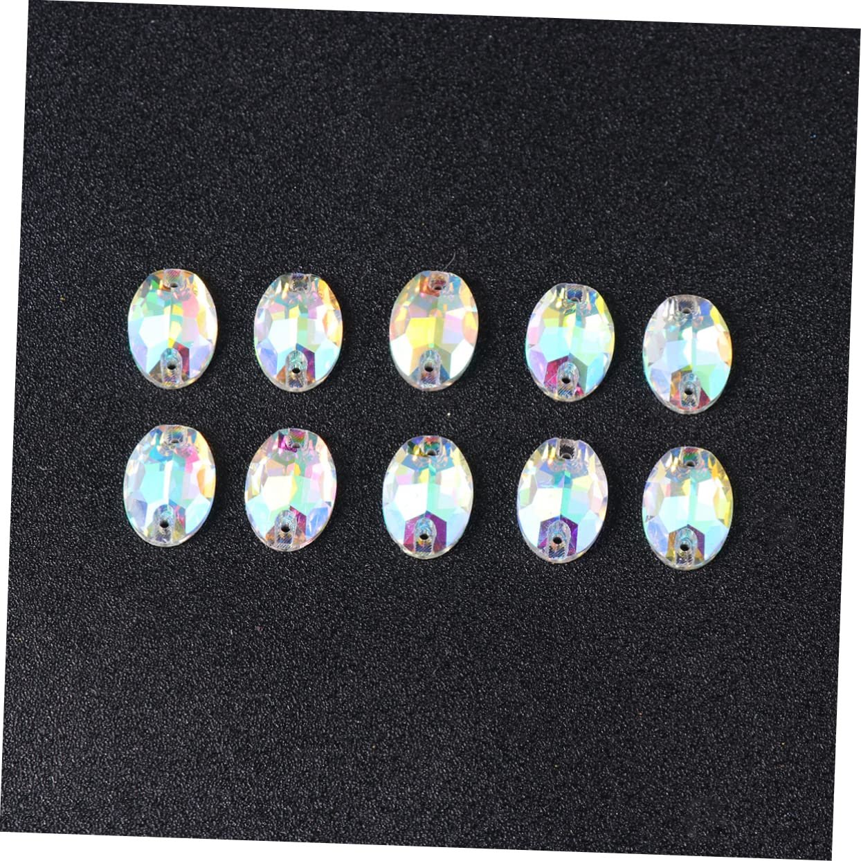 Стразы Operitacx AB Стекло, разноцветные, 300 шт, фото №7