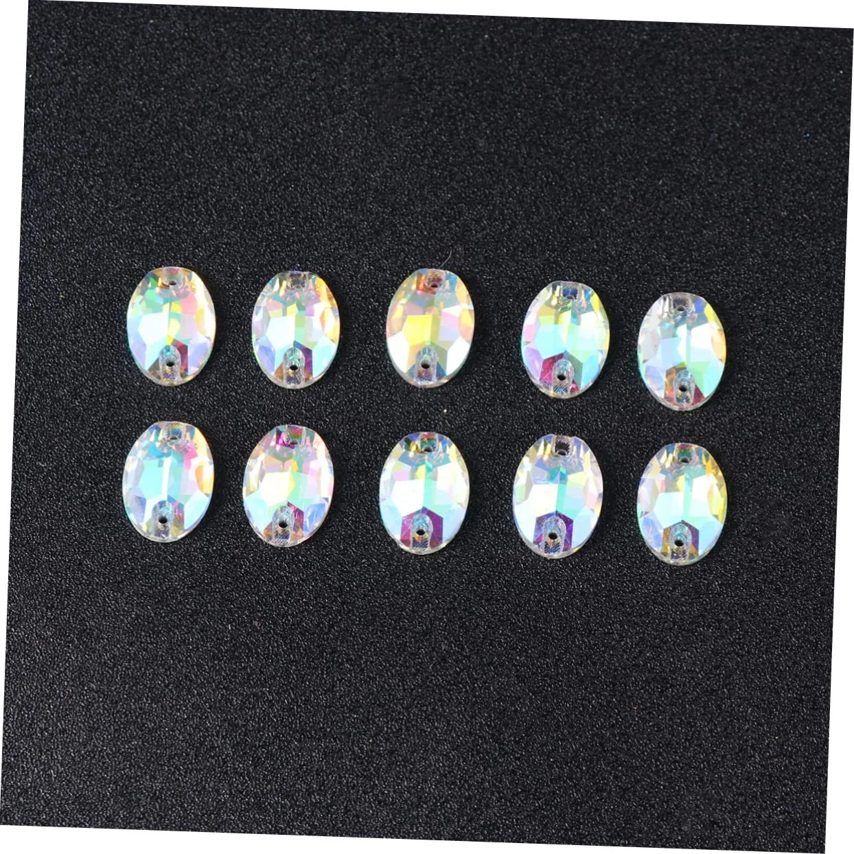 Стрази Скло NUOBESTY AB Crystal Claw Різні форми Кольорові, 100 шт, фото №3