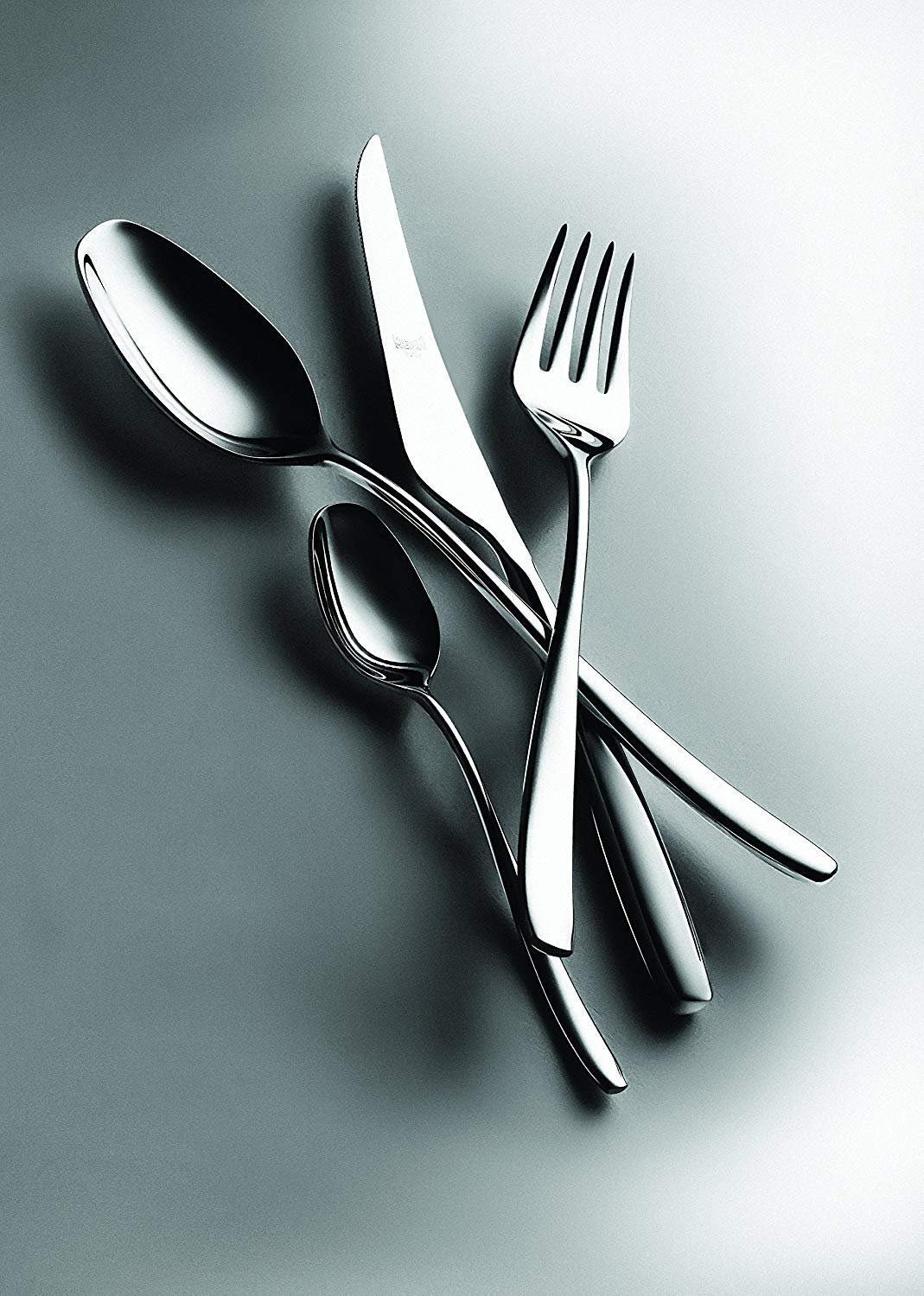 Набір столових приборів Mepra Avanguardia Ice, срібний, фото №2 Набір столових приборів Mepra Avanguardia Ice, срібний, фото №2