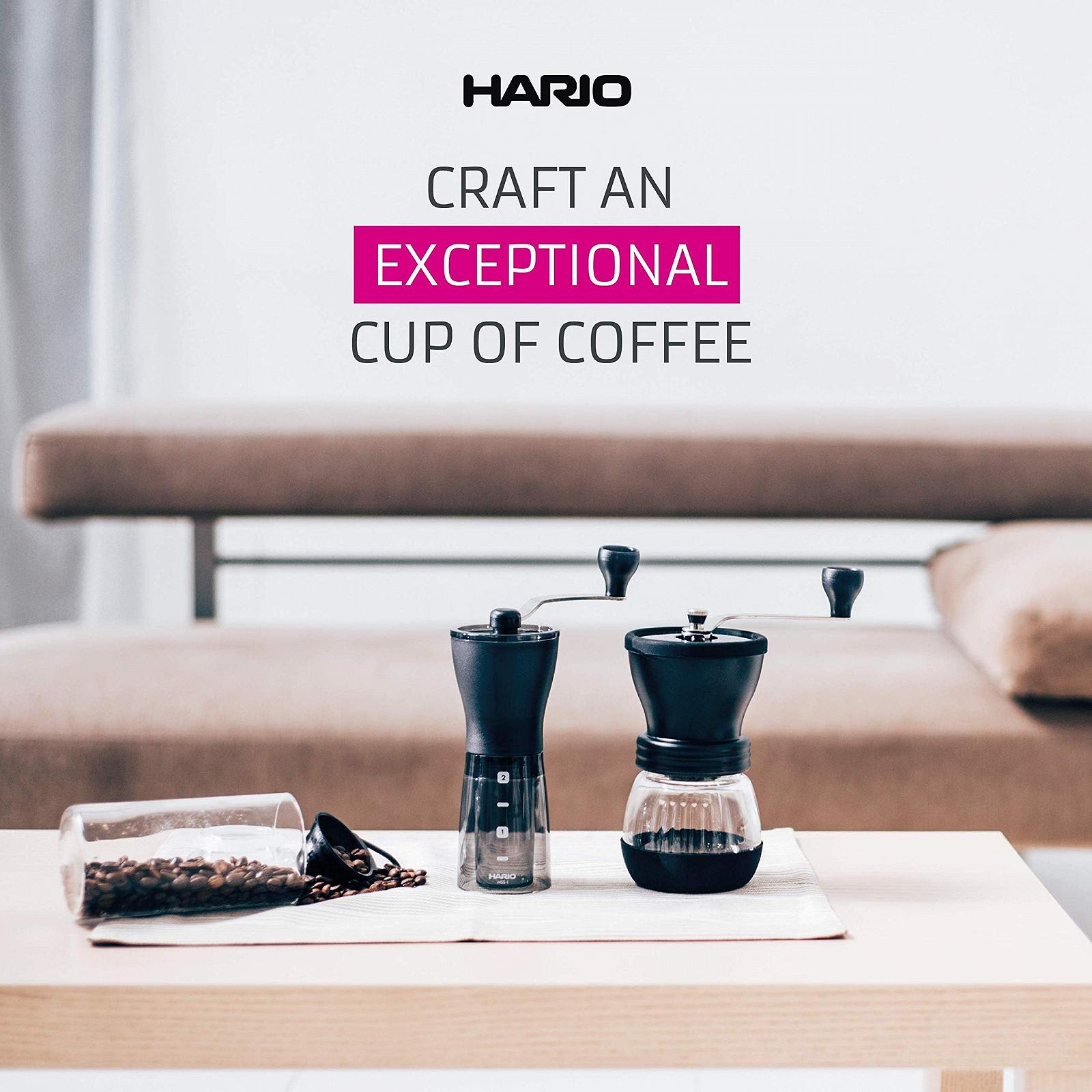 Ручная кофемолка Hario Mini Mill Slim Plus Черный, фото №7 Ручная кофемолка Hario Mini Mill Slim Plus Черный, фото №7