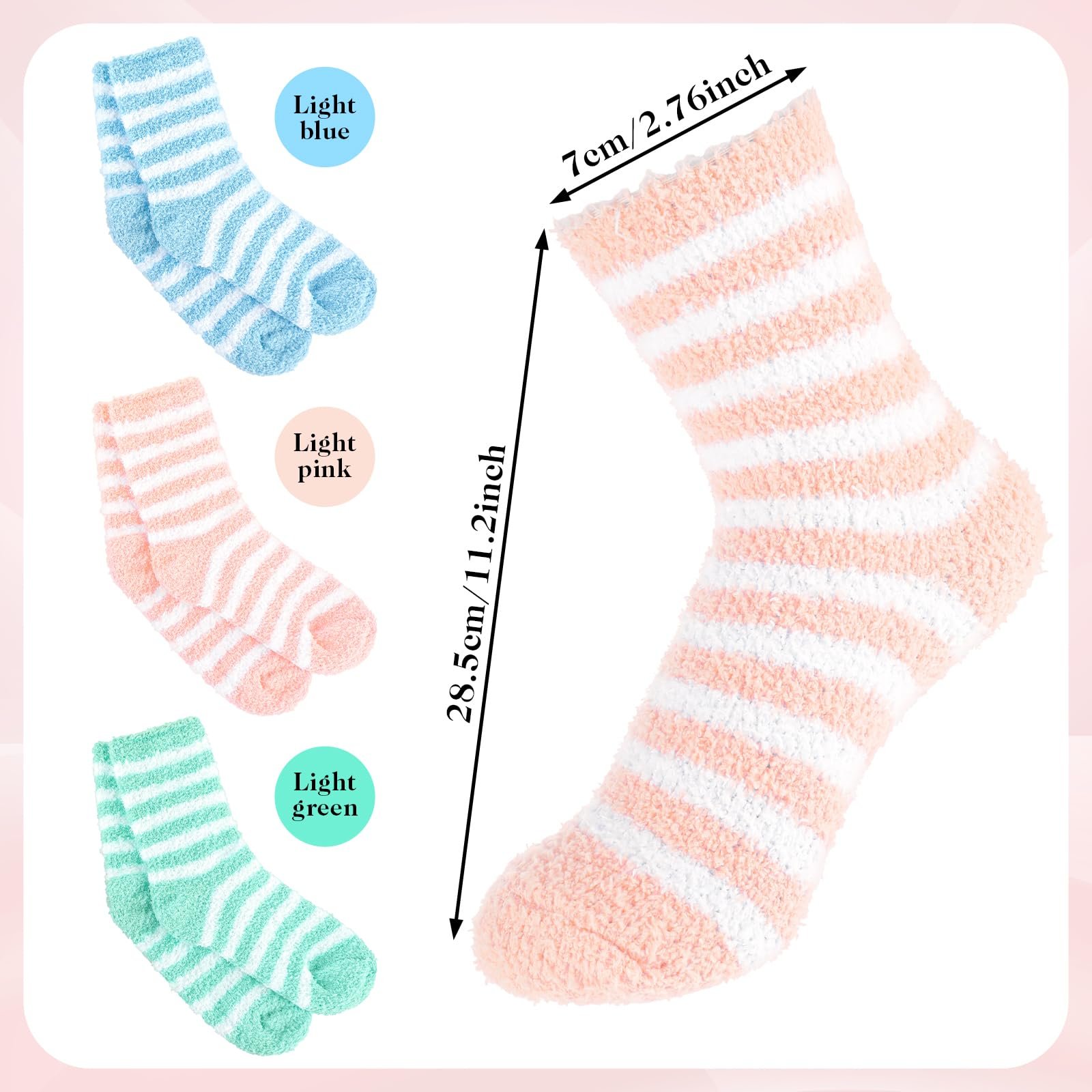 Носки Женские Coral Fleece Пушистые Носки, 3 пары, фото №2