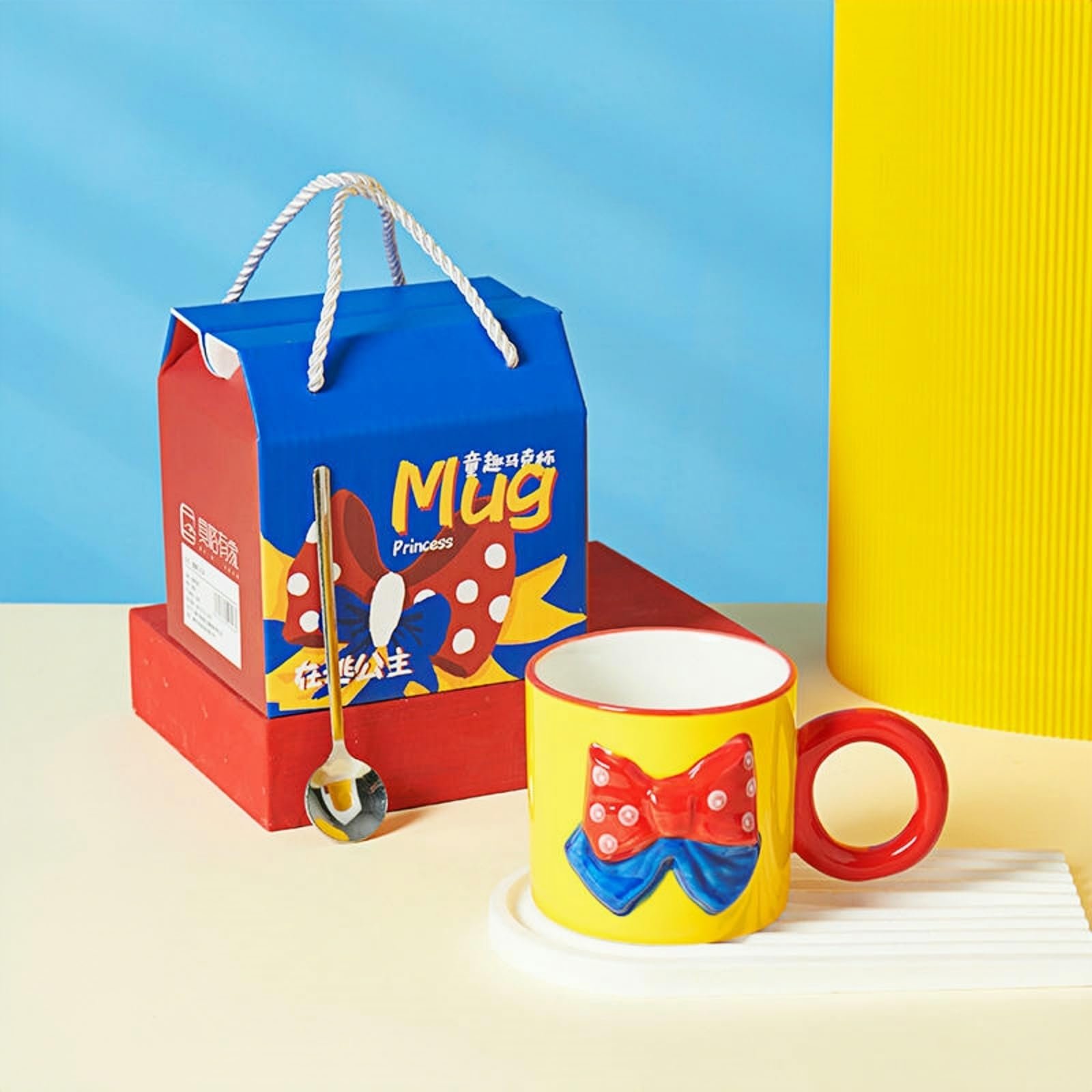 Чашка для капучино, керамическая, 250 мл, с мультяшным рисунком, для детей, фото №2