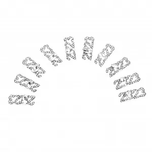 Украшения для ногтей FRCOLOR 20 шт. Декорации для дизайна ногтей для девушек и женщин на дни рождения, Рождество и Новый год - Фото 1