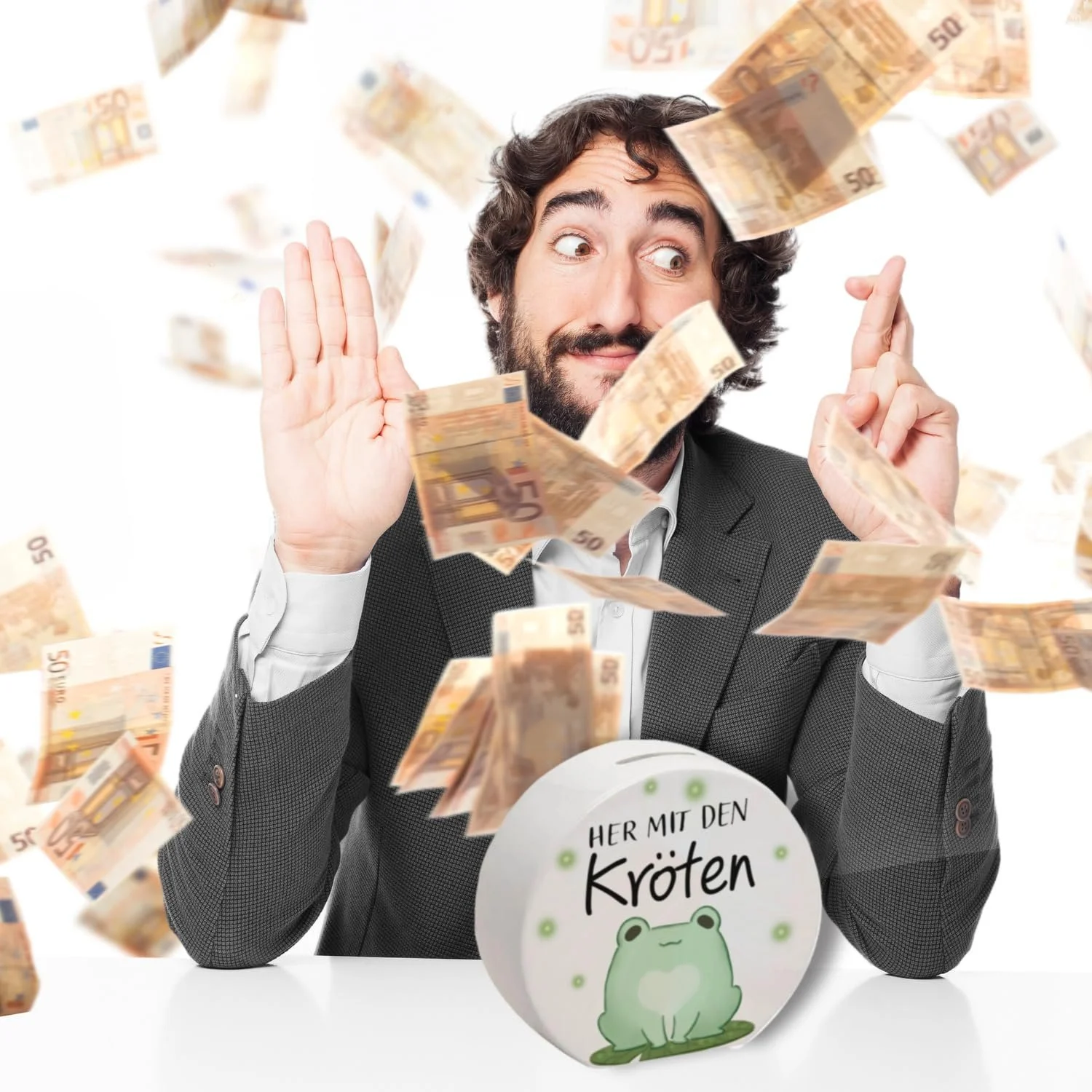 Скарбничка керамічна Жаба "Her with the Toads" Каваї Комікс, фото №7