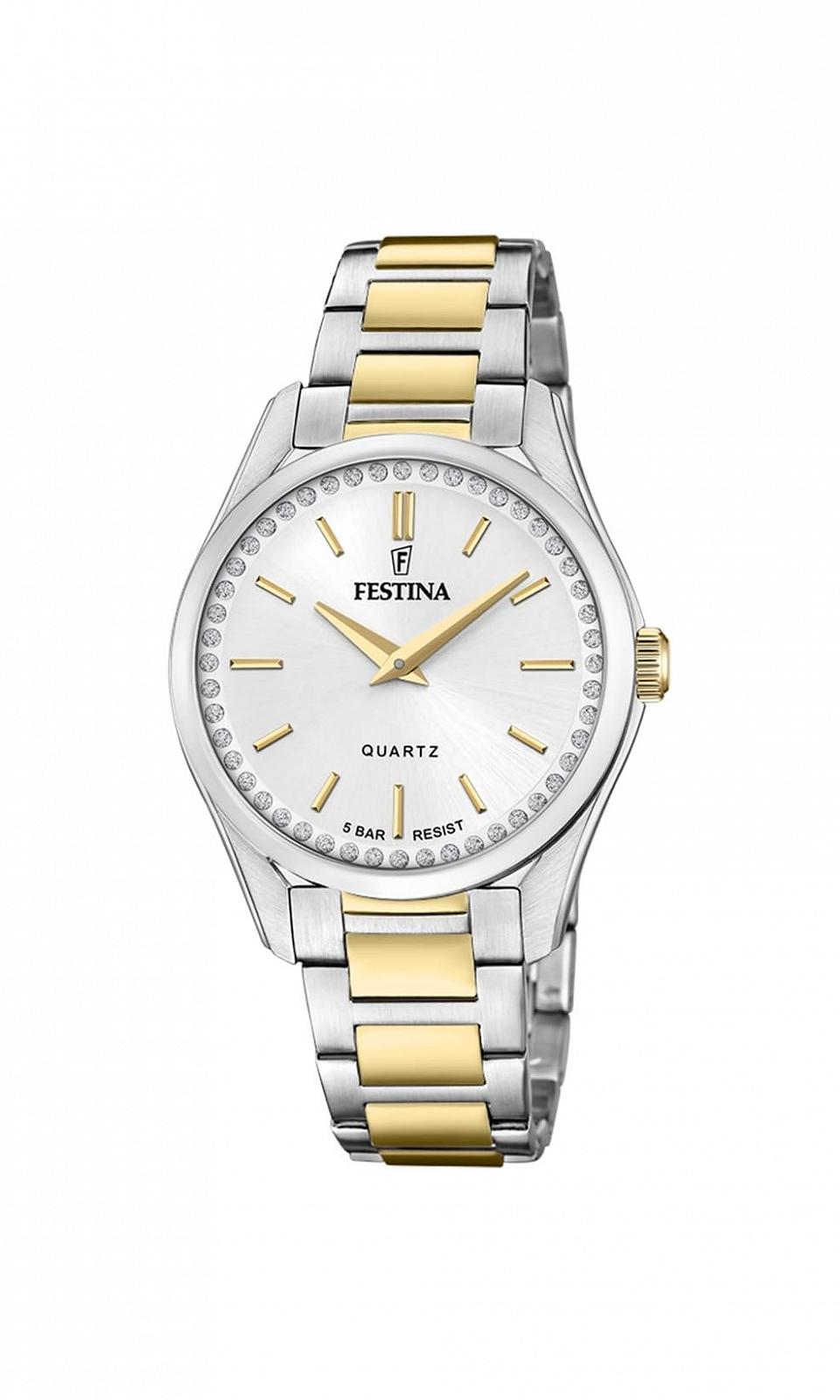 Годинник Festina Аналоговий Кварцовий F20619/1 Жіночий Сріблястий / Золотий, фото №1