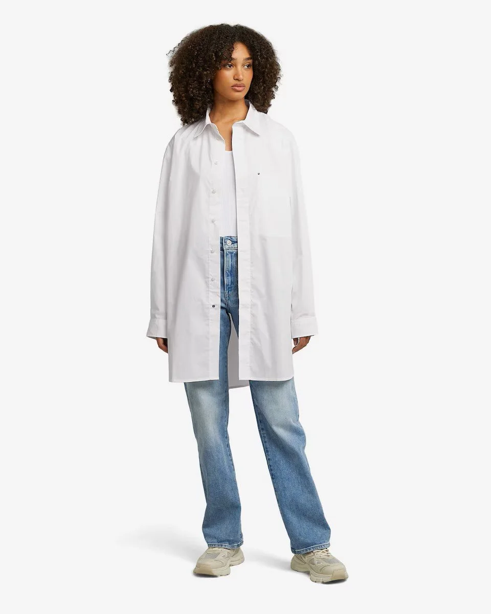 Жіноча сорочка G-Star Oversized Boyfriend Shirt - S / White, фото №3