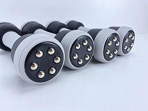 Многофункциональные массажные гантели Multifuntional massage dumbbells Серая - Фото 1