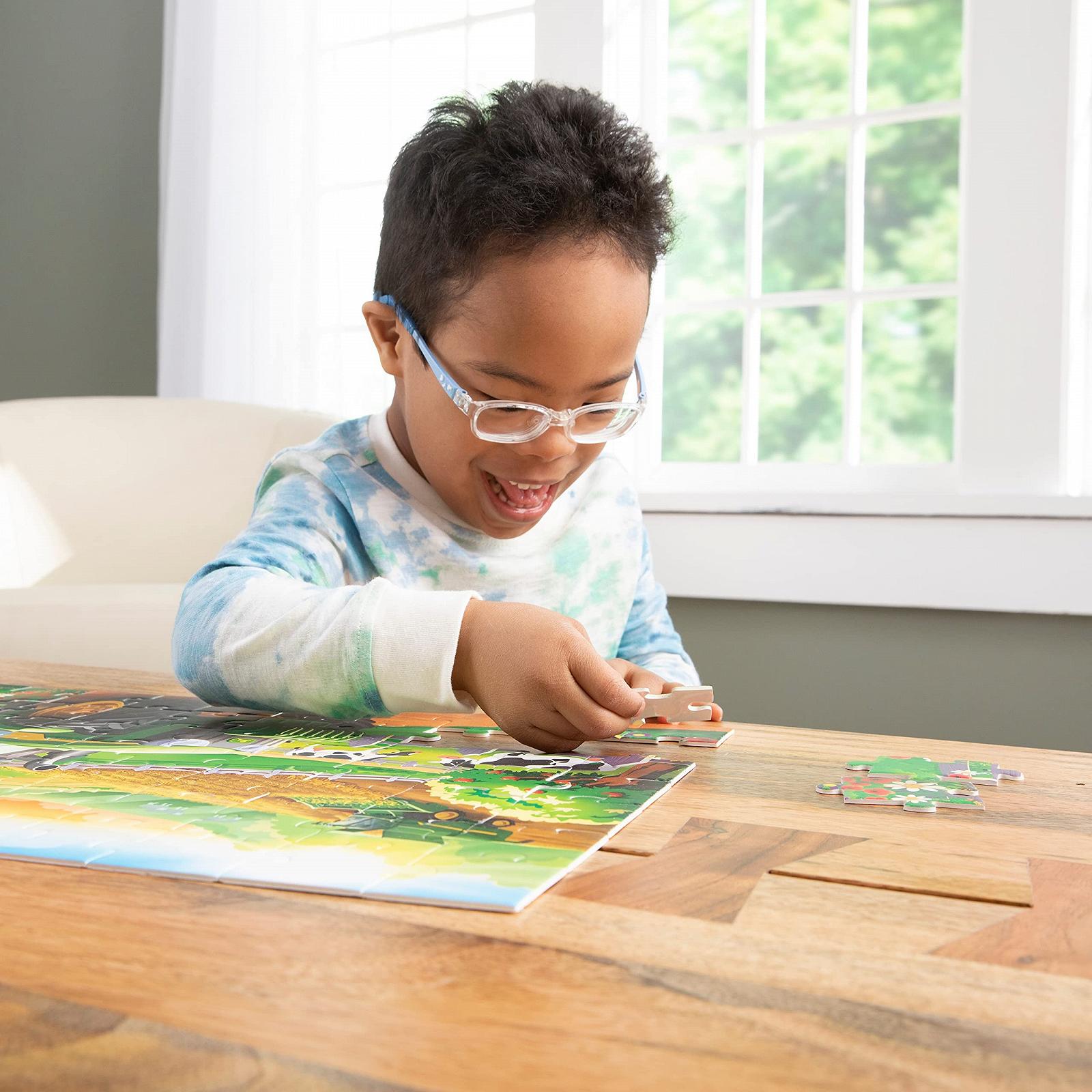 Пазл John Deere Farm Animals and Tractor 70 елементів, фото №6