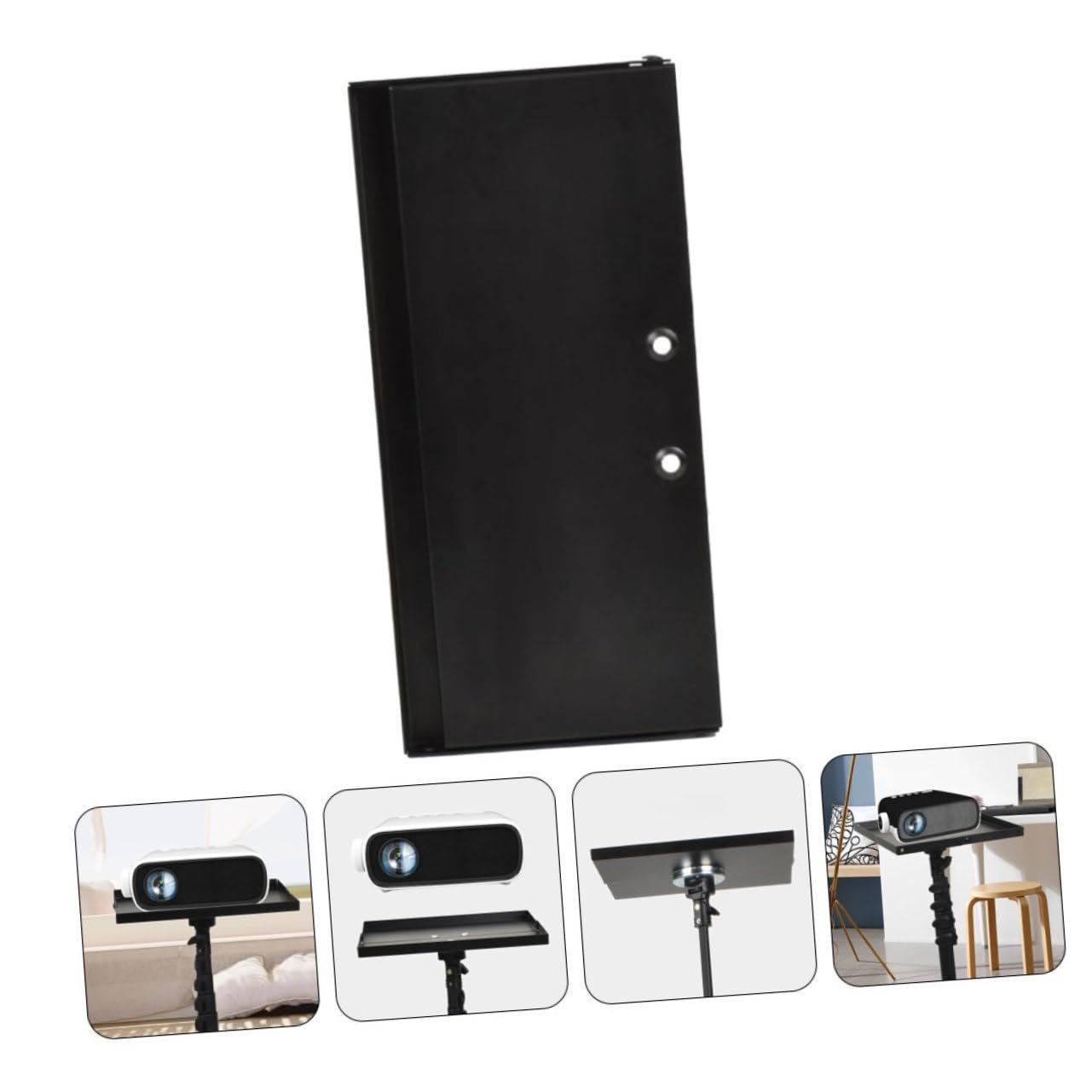 Підставка для проєктора металева багатофункціональна складана міцна сумісна зі стійками для ноутбуків та штативами, фото №7