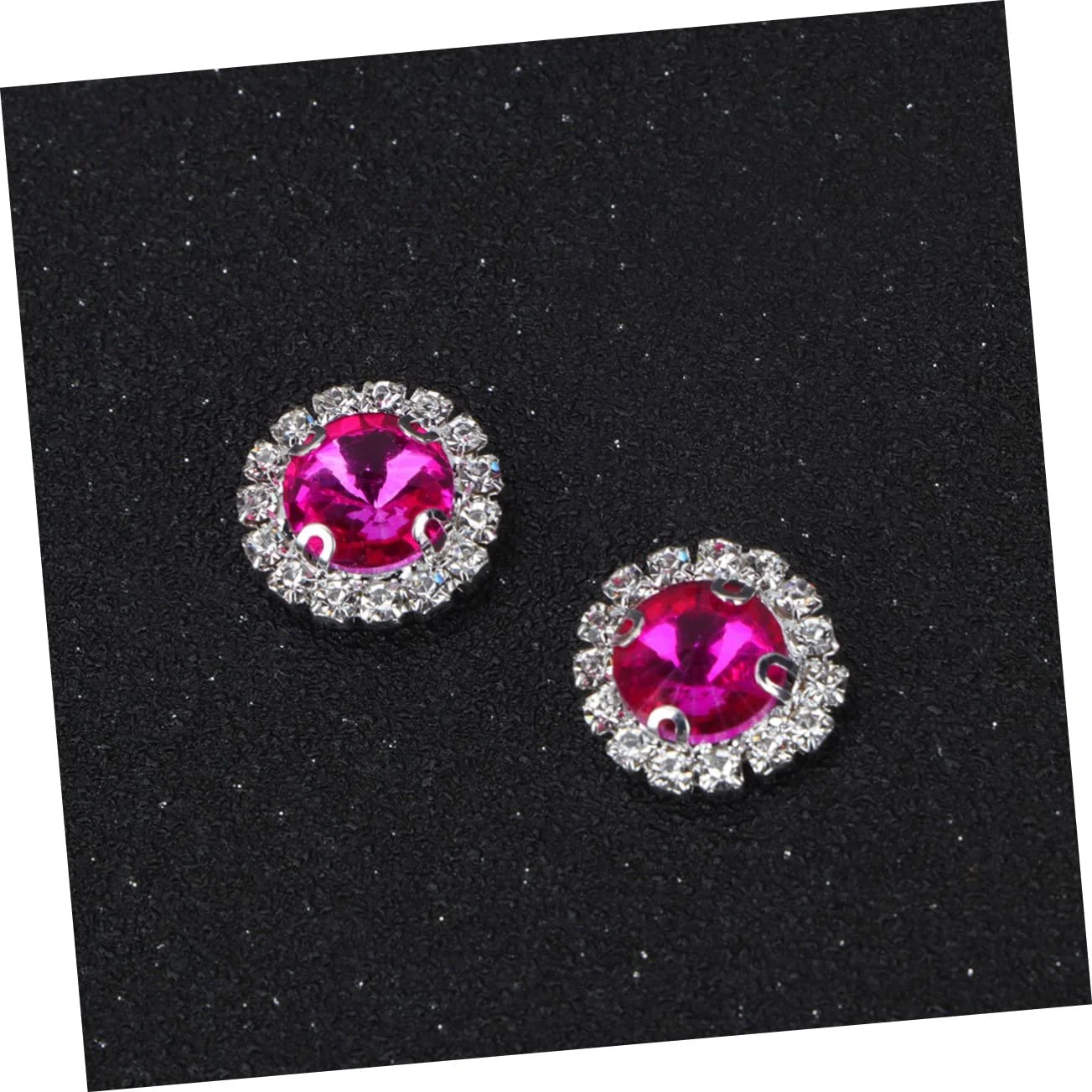 Стрази Круглі STOBOK 40шт Рожевий, фото №9