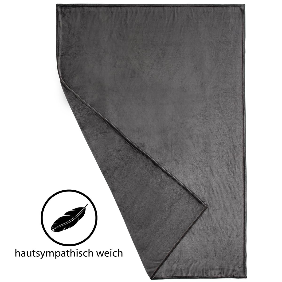 Покривало Visaggio Cashmere Touch, 180 x 220 см, флісова, Покривало для дивану, фото №3