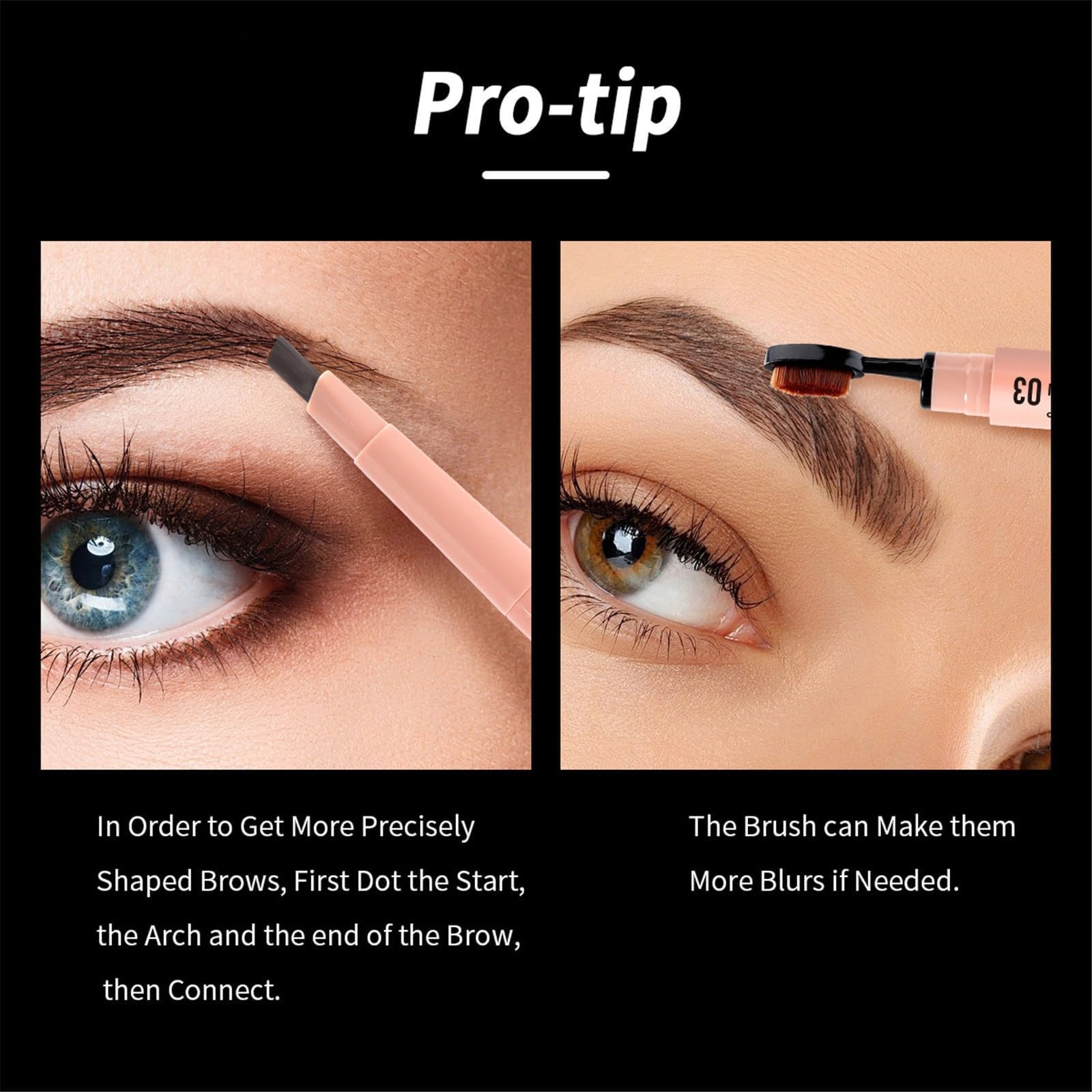 Олівець 3D Waterproof 2024 Microblading 4 Fork Tips, фото №5