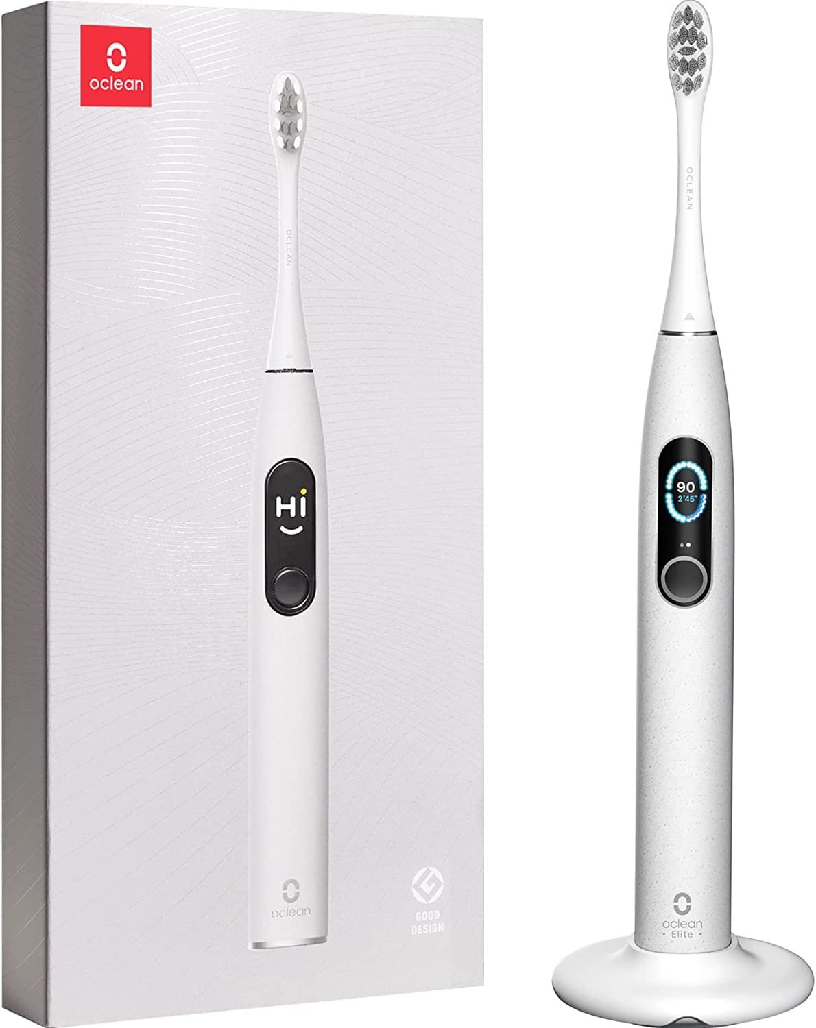 Електрична зубна щітка Oclean X Pro Elite, сірий, фото №1