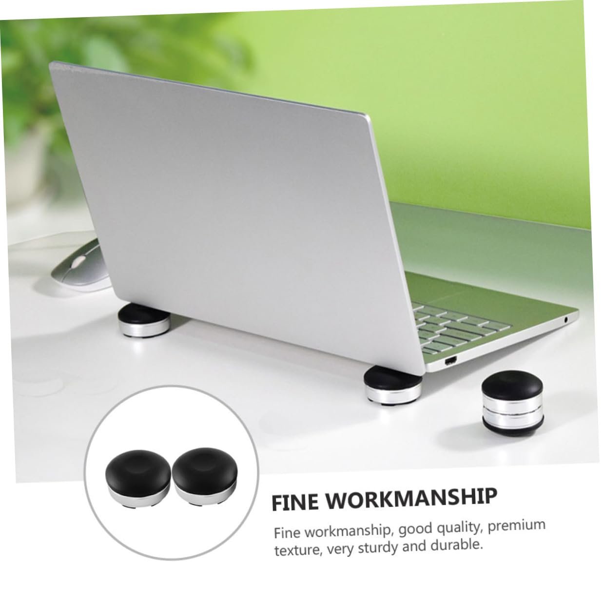 Подставка для ноутбука портативная, 2 шт, легкая, компактная с креплением для кабеля для эргономичной работы, фото №5