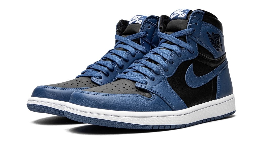 Кроссовки Jordan 1 Retro High OG Dark Marina Blue размер 38, фото №3