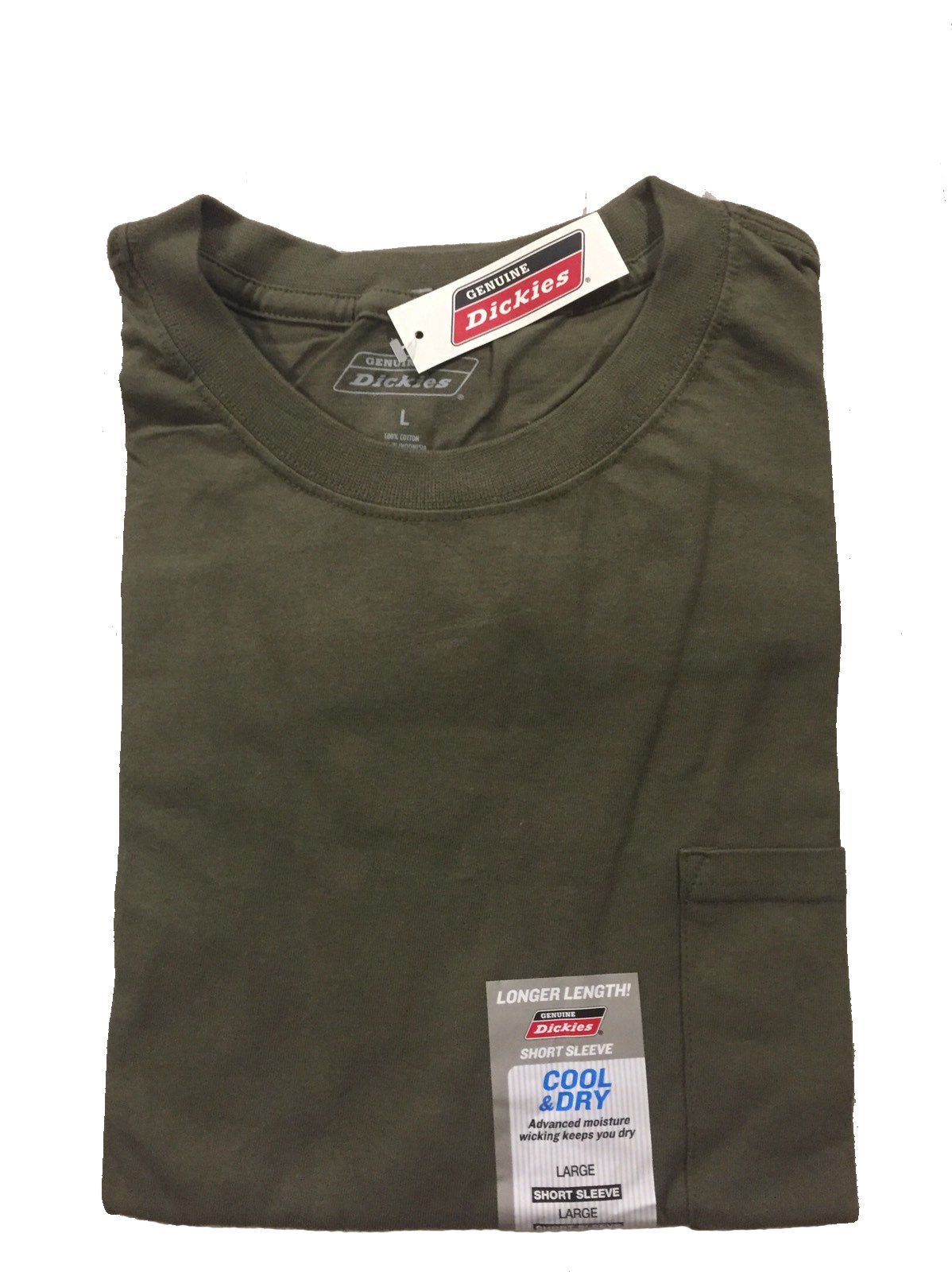 Футболка Dickies L 1 Оливковий 03007, фото №2
