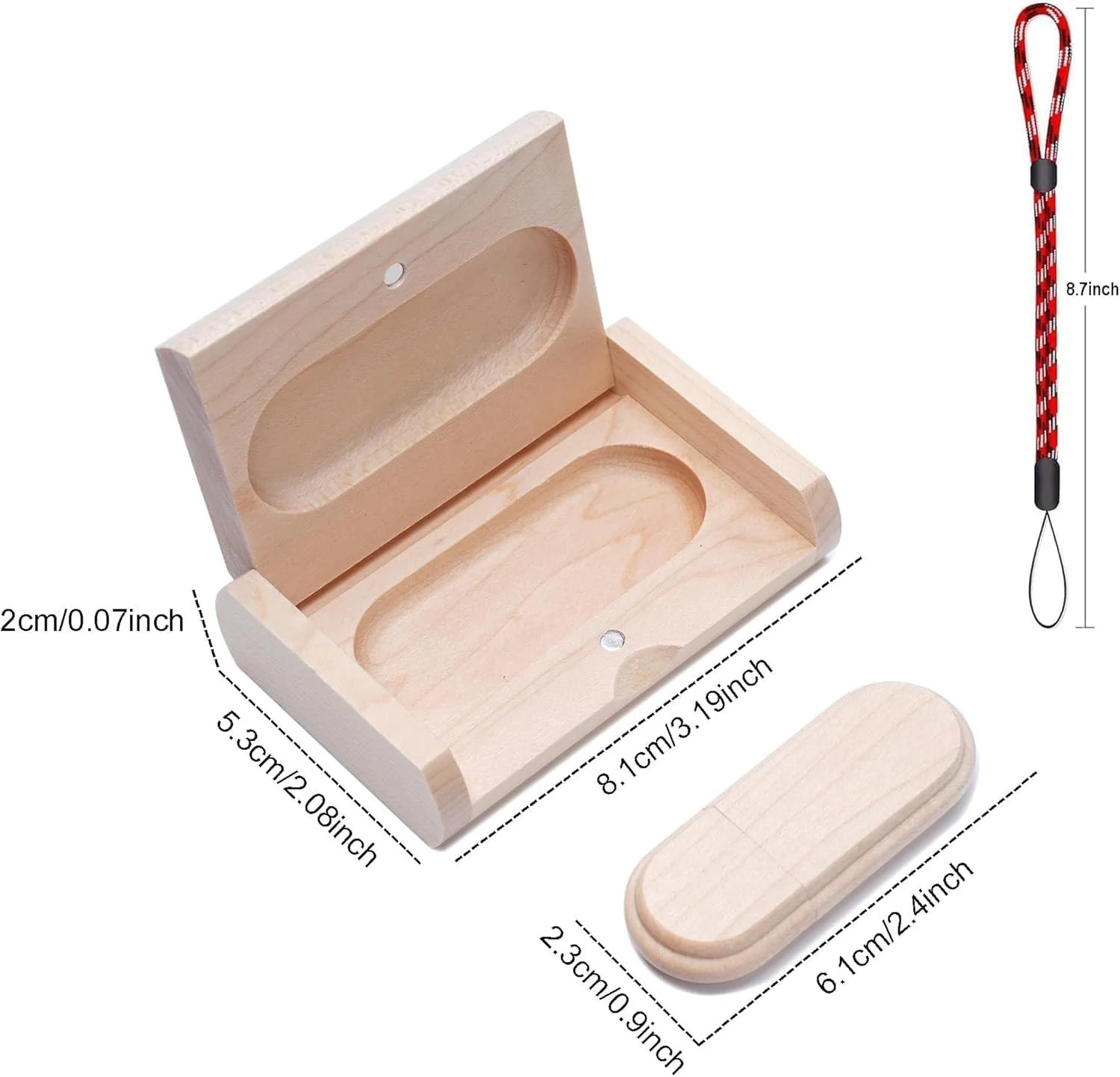 USB-флеш-накопичувач Wooden 64 ГБ USB 2.0 Дерево, фото №5