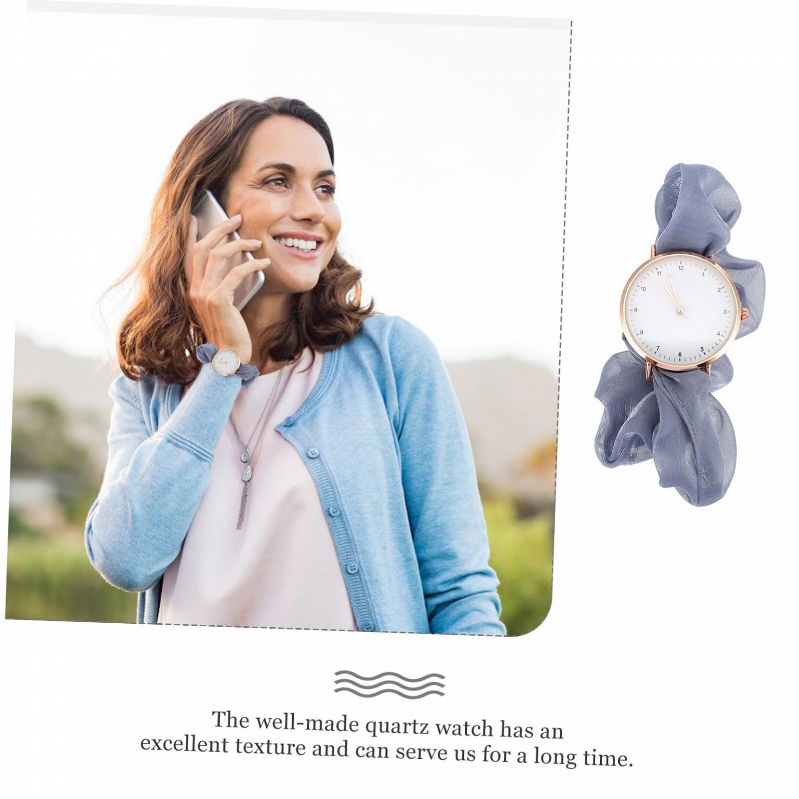 Кварцевые часы Healvian для студентов, женские, с тканевым ремешком, легкие и практичные для повседневного использования, фото №8