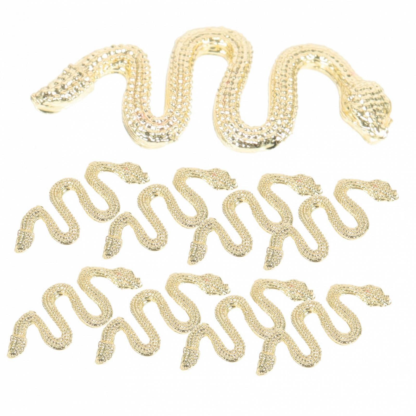 Прикраса для нігтів Healeved Форма змії 120 шт. Стрази для манікюру Блискучі, фото №1