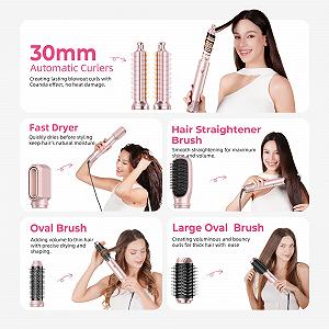 Мультистайлер для волосся MogaWave Hair Styler Pro 6 in 1 1000W 360° Auto-Curler ціна на synthetic.ua - Фото 1 Мультистайлер для волосся MogaWave Hair Styler Pro 6 in 1 1000W 360° Auto-Curler synthetic.ua - Фото 1