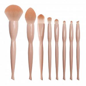 Набор кистей для макияжа Meecaa Professional с сумкой, розовый synthetic.ua - Фото 1