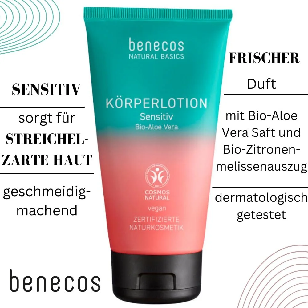 Лосьйон для тіла benecos Natural Basics Intensive Органічна Ши 150 мл Vegan Дерматологічно протестовано, фото №5