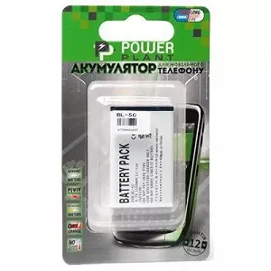Аккумуляторная батарея PowerPlant Nokia BL-5C (5130, 6108, 6230, N72) (DV00DV1143) synthetic.ua - Фото 1