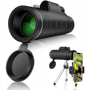 Монокуляр T 40x60 мощный Zoom IPX5 с призмовым телескопом телефонным объективом - Фото 1