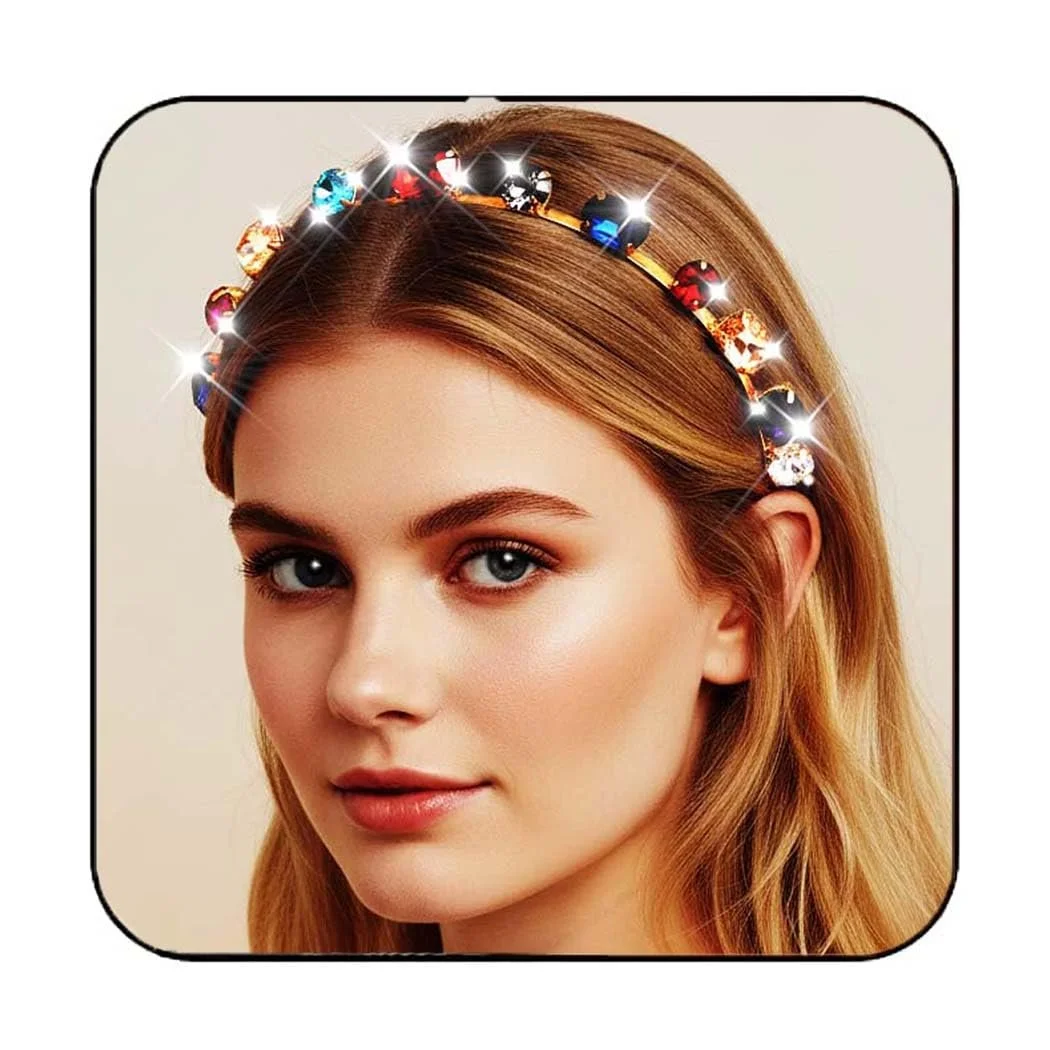 Обруч Reaky в стилі бароко з дорогоцінним камінням, фото №1 Обруч Reaky в стилі бароко з дорогоцінним камінням, фото №1