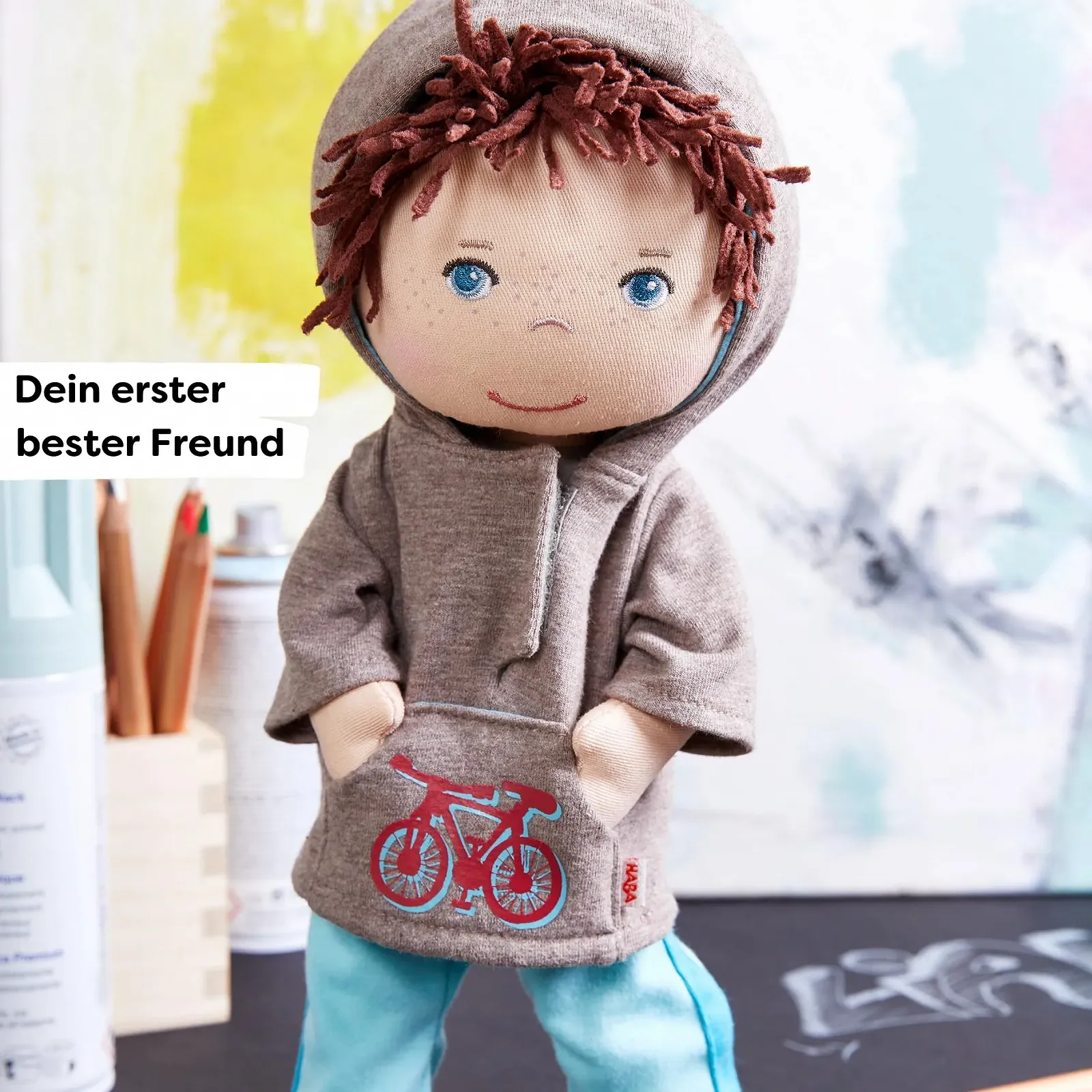 Лялька HABA Lian М'яка ганчіркова лялька 30 см, фото №2 Лялька HABA Lian М'яка ганчіркова лялька 30 см, фото №2