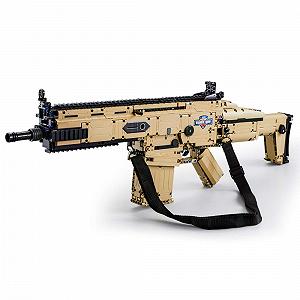 Технологія BGOOD Rifle CADA C81021W 1406 Клемпінгові блоки Стріляюча Scar 17S Модель з Снарядами - Фото 1