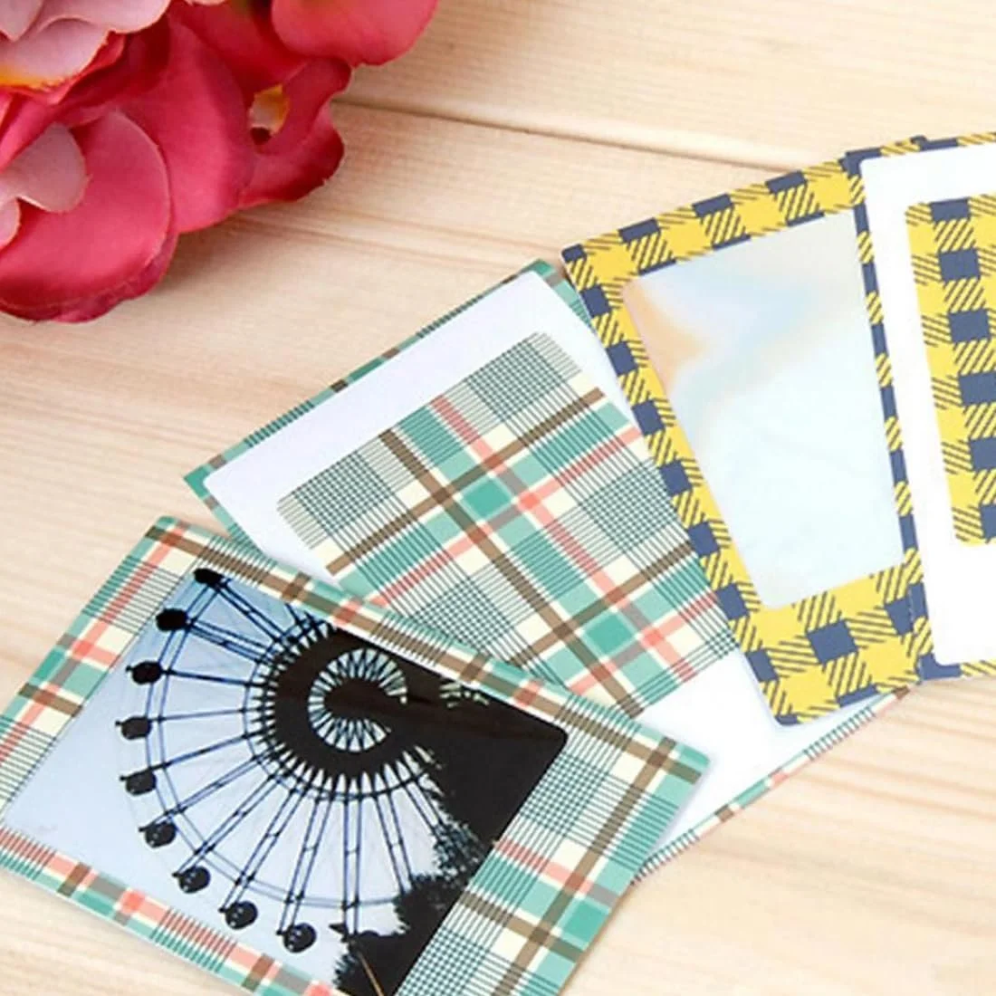 Набір стікерів для фото 60 Pcs Colourful Film Sticker Set for Fujifilm Instax Mini, фото №3