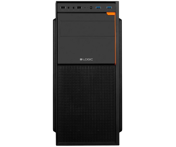 Корпус LogicConcept J23 USB 3.0x2+2.0x2 BLACK без БЖ ATX, фото №2