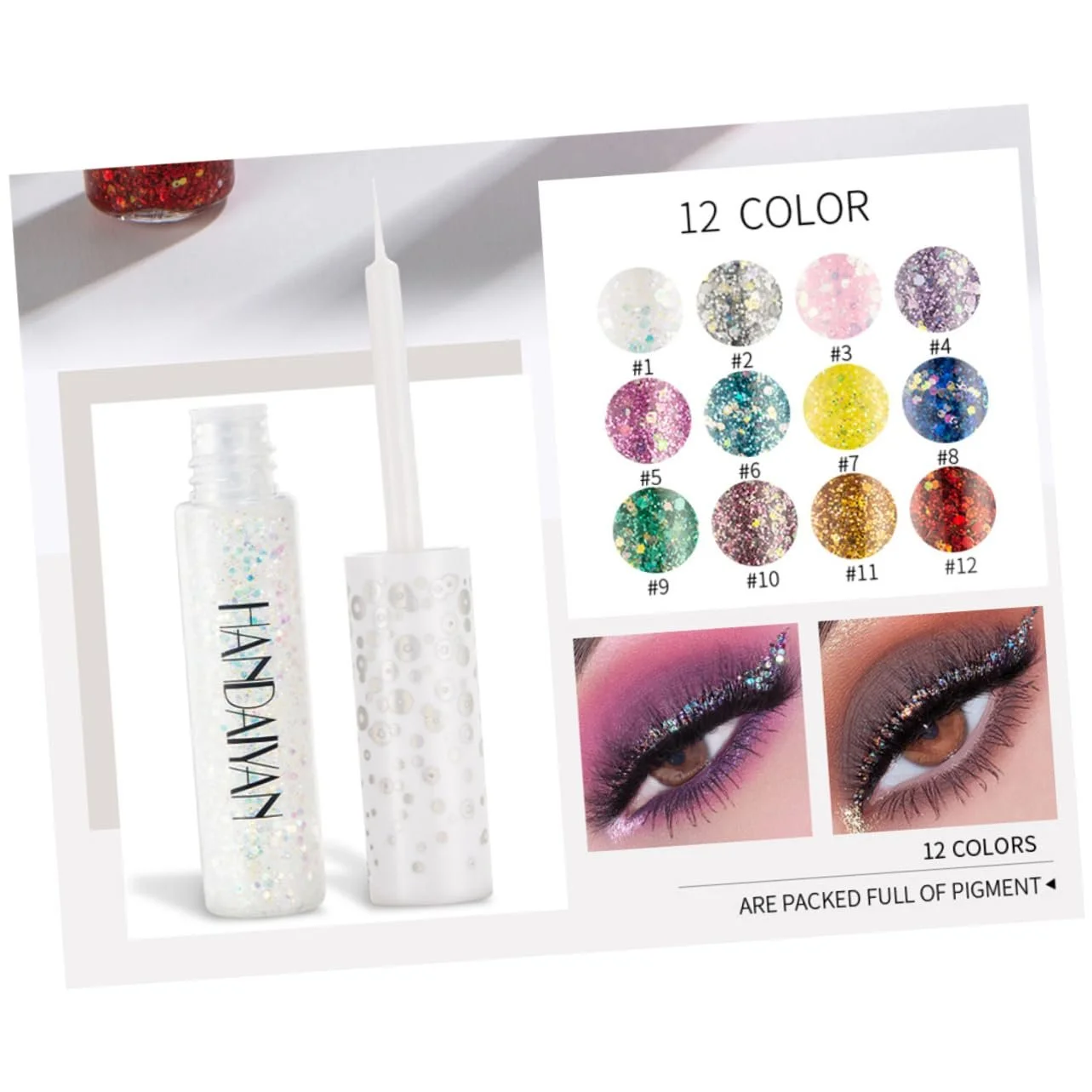 Рідка Підводка HONMEET 1Блискуча, фото №7