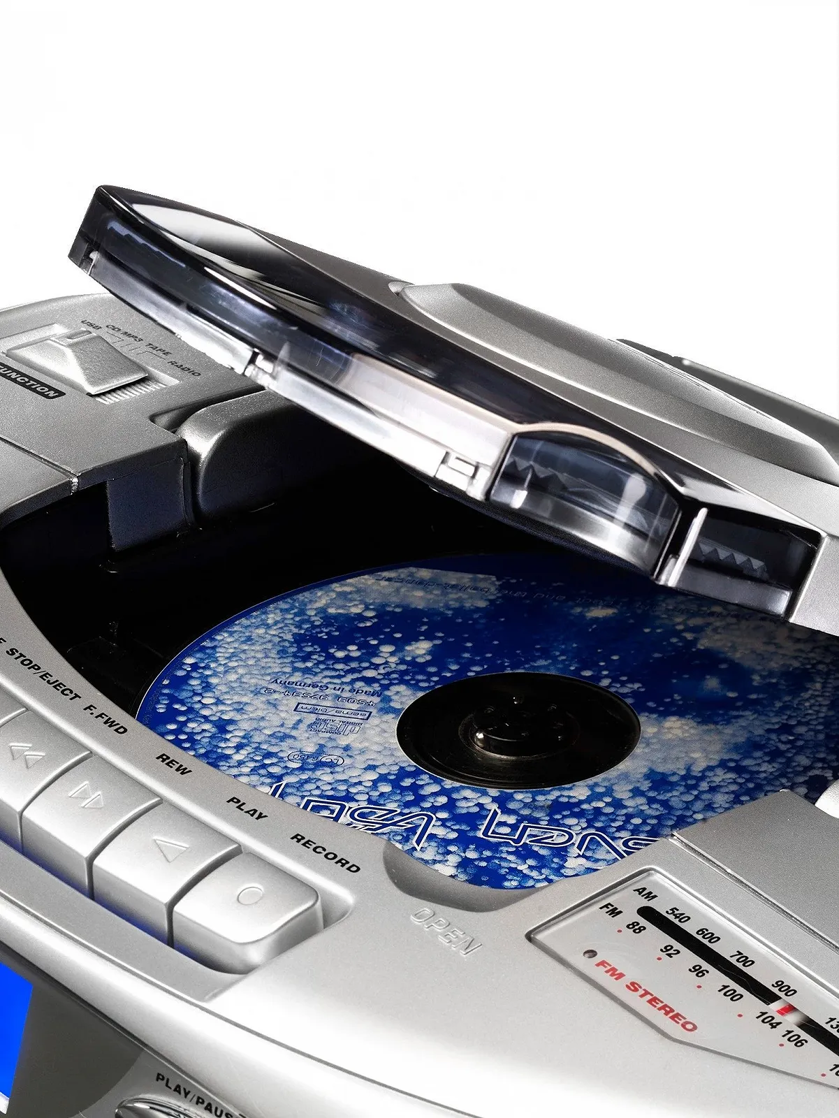 Портативний CD-радіоприймач Karcher RR 510N CD/MP3-плеєр FM-радіо Касетний MP3 USB 2.0, фото №2 Портативний CD-радіоприймач Karcher RR 510N CD/MP3-плеєр FM-радіо Касетний MP3 USB 2.0, фото №2