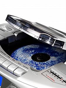 Портативний CD-радіоприймач Karcher RR 510N CD/MP3-плеєр FM-радіо Касетний MP3 USB 2.0 synthetic.ua - Фото 1