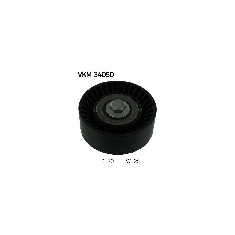 Обводной/направляющий ролик поликлинового ремня SKF VKM 34050 для FORD VOLVO средний, фото №1