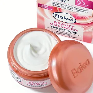 Набір для догляду Balea Beauty Collagen Денний крем SPF15 50 мл + Гель для душу Positive Mind 300 мл synthetic.ua - Фото 1