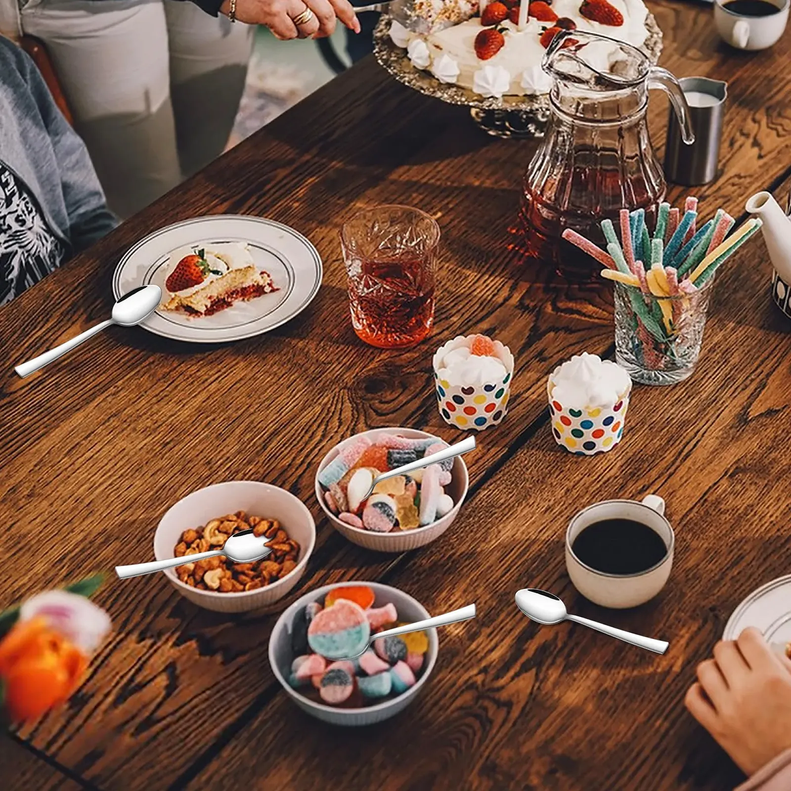 Ложка чайна TEAMFAR з нержавіючої сталі 13.6 cm, 12 шт., фото №7