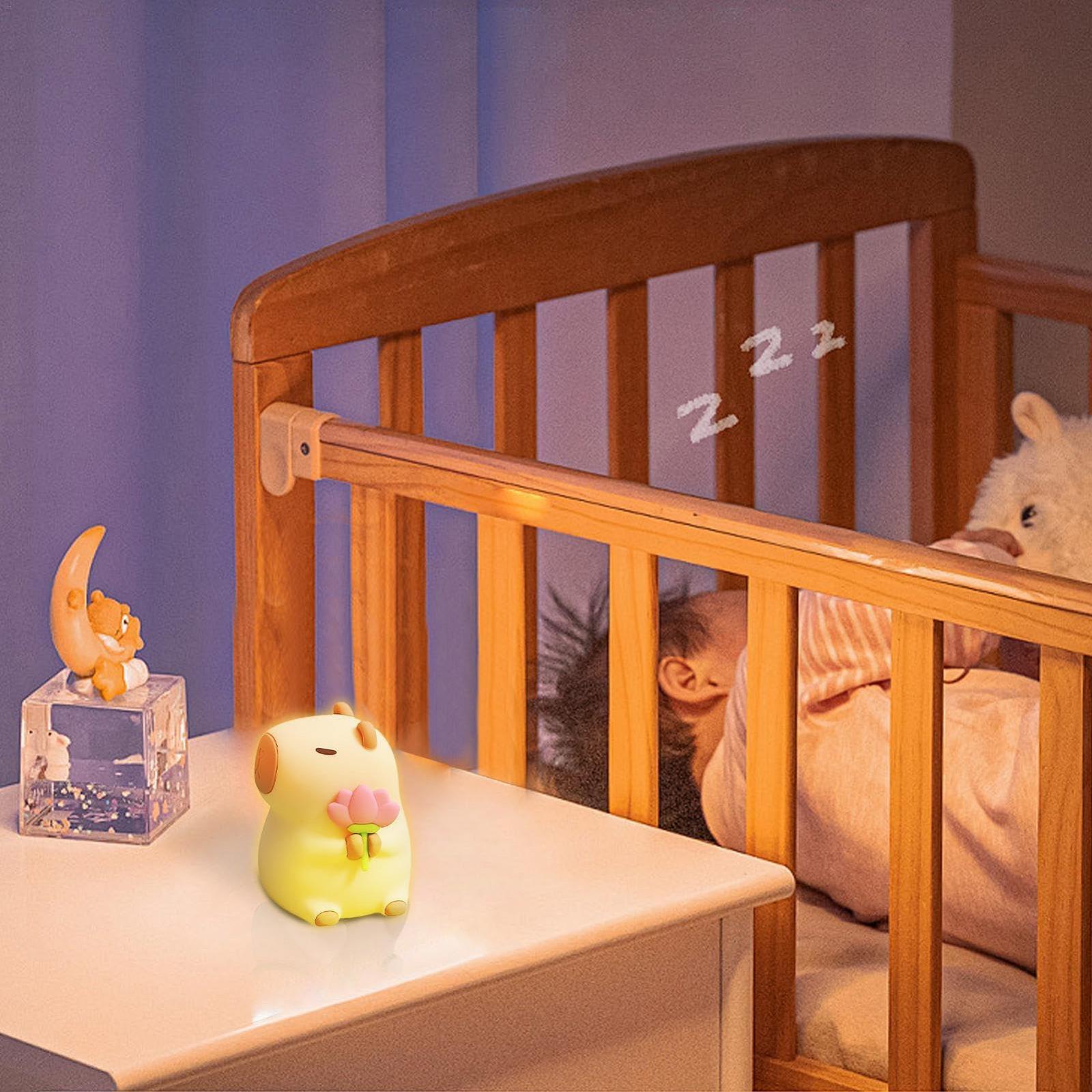Лампа Uhngw Cute Capybara Kids Night - Беспроводные ночные освещения, фото №7 Лампа Uhngw Cute Capybara Kids Night - Беспроводные ночные освещения, фото №7