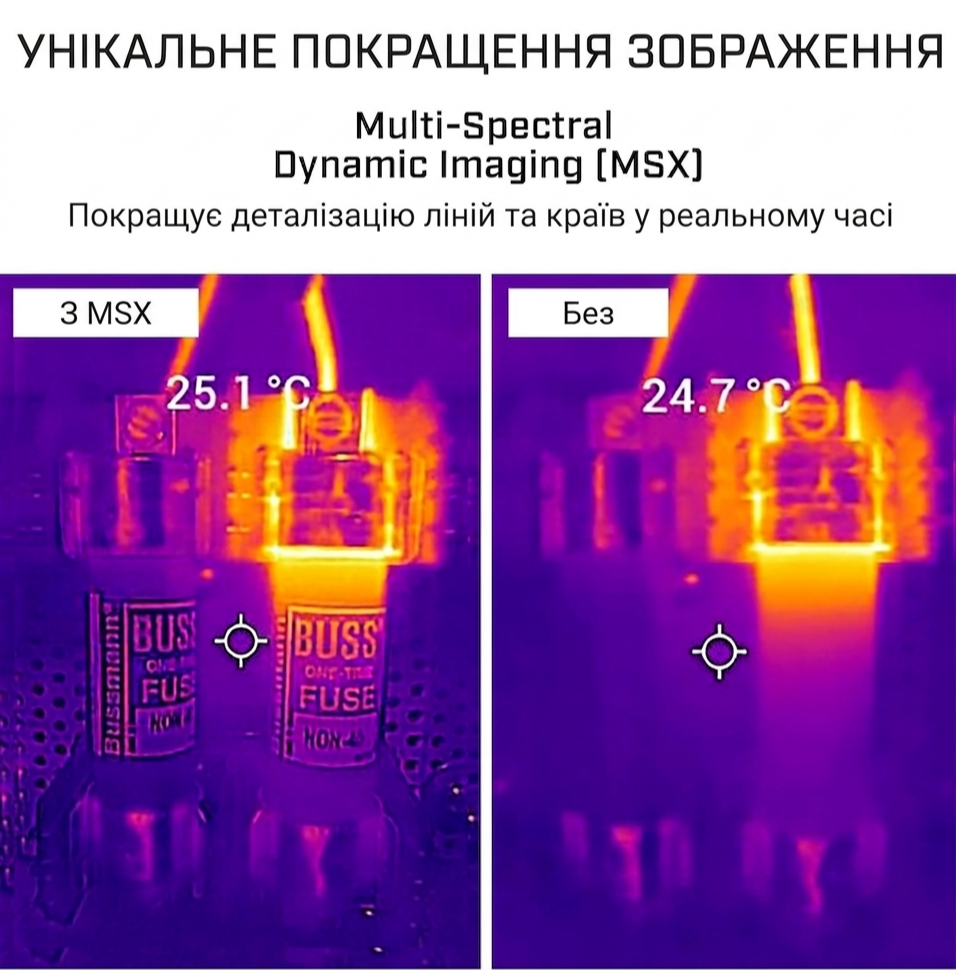 Тепловизор FLIR C5 / 160x120 / -20...+400°C / MSX / Wi-Fi / IP54 / 3.5" Touchscreen / Черный, фото №4